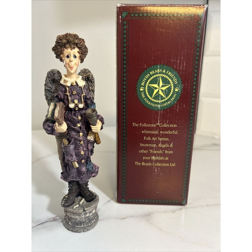 BOYD'S BEARS FOLKSTONE No. 28241 MS PATIENCE...ANGEL OF TEACHERS ORIGINAL BOX